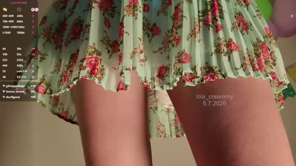 lola_creammy Webcam Chat July 5, 2026