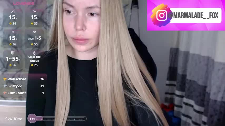Marmalade_Fox Webcam Chat August 15, 2026