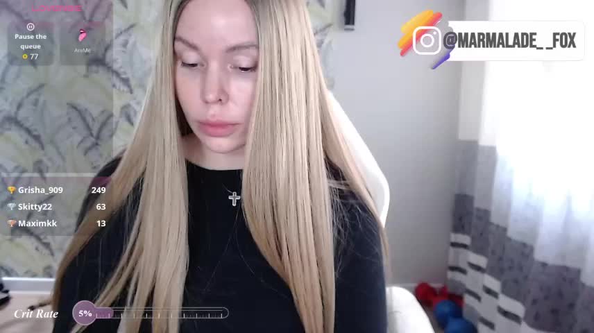Marmalade_Fox Webcam Chat August 22, 2026
