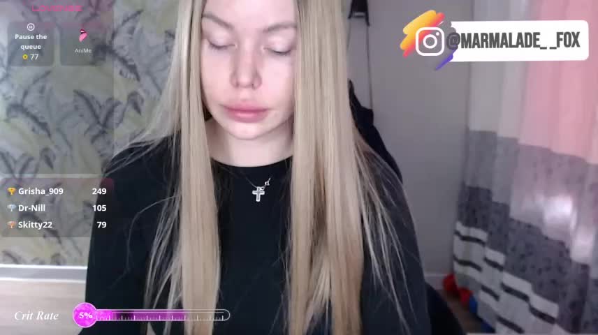 Marmalade_Fox Webcam Chat August 24, 2026