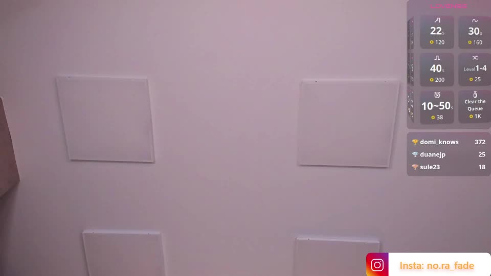nora_fade Webcam Chat September 14, 2026